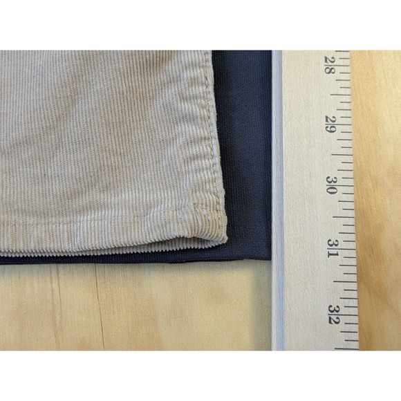 LOT 2!🚨Jomers Slim Straight Chino Pants Mens Size 36X31 Corduroy Work Trousers - Picture 9 of 13